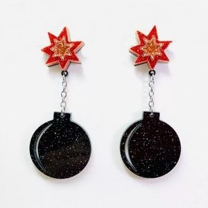 You're the Bomb statement earrings